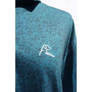 Rhoback Men's XXL Polo, The Jawn, Midnight Green